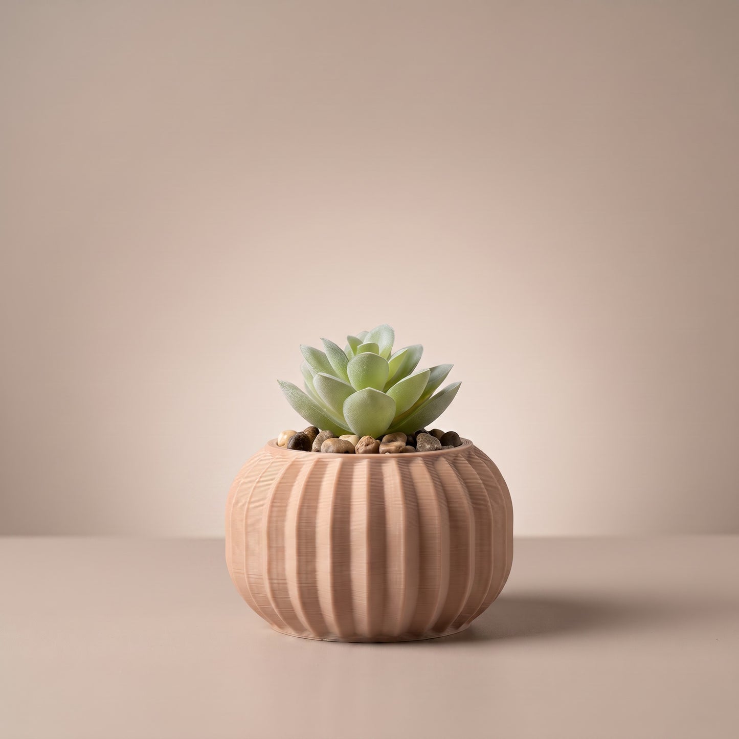 Bubble Planter with Artificial Succulent