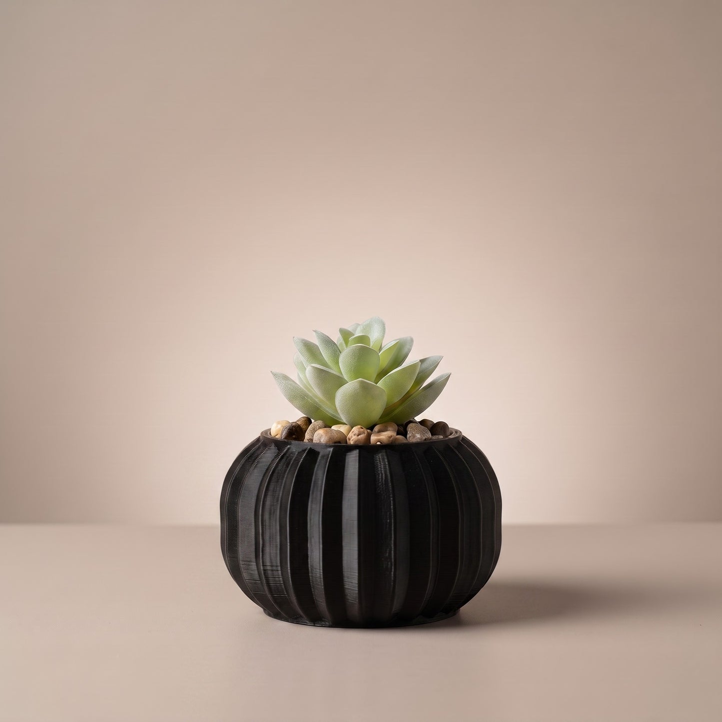 Bubble Planter with Artificial Succulent